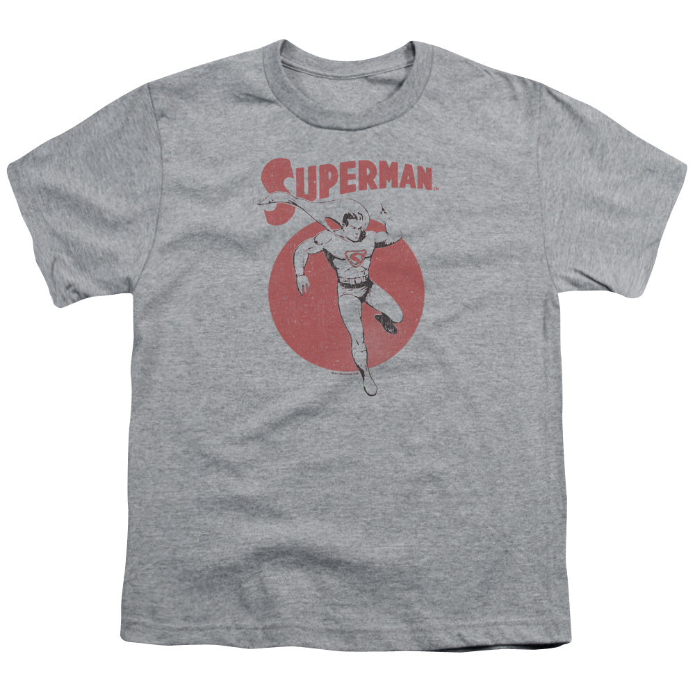 Superman Vintage Sphere Athletic Heather Youth/Toddler T-Shirt
