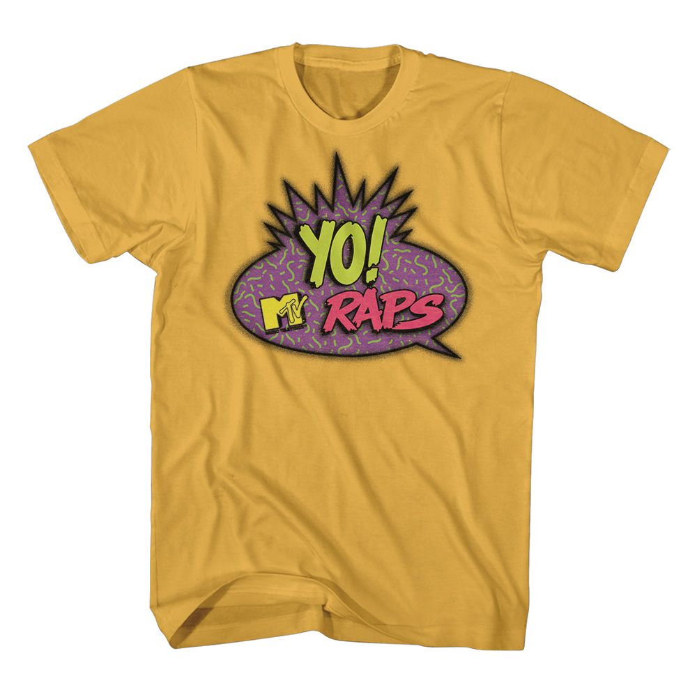 Yo! MTV Raps Bright MTV t-shirt in ginger