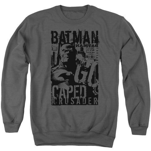 Batman Caped Crusader Crewneck Sweatshirt