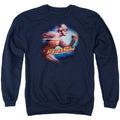 The Flash Fastest Man Navy Crewneck Sweatshirt