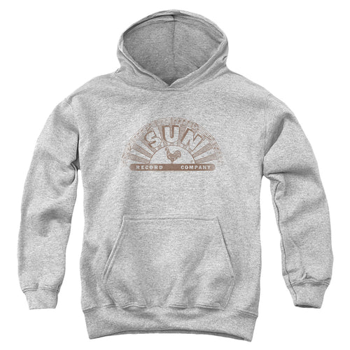 Sun Records Half Logo Distressed Youth Hoodie