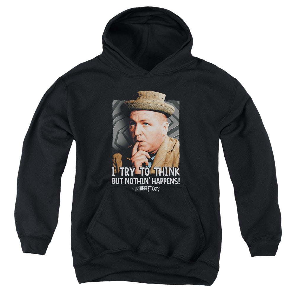 The Three Stooges I Try to Think Youth Hoodie