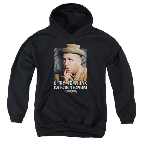The Three Stooges I Try to Think Youth Hoodie
