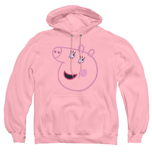Peppa Pig Pink Out Mummy Pig Face Pullover Hoodie