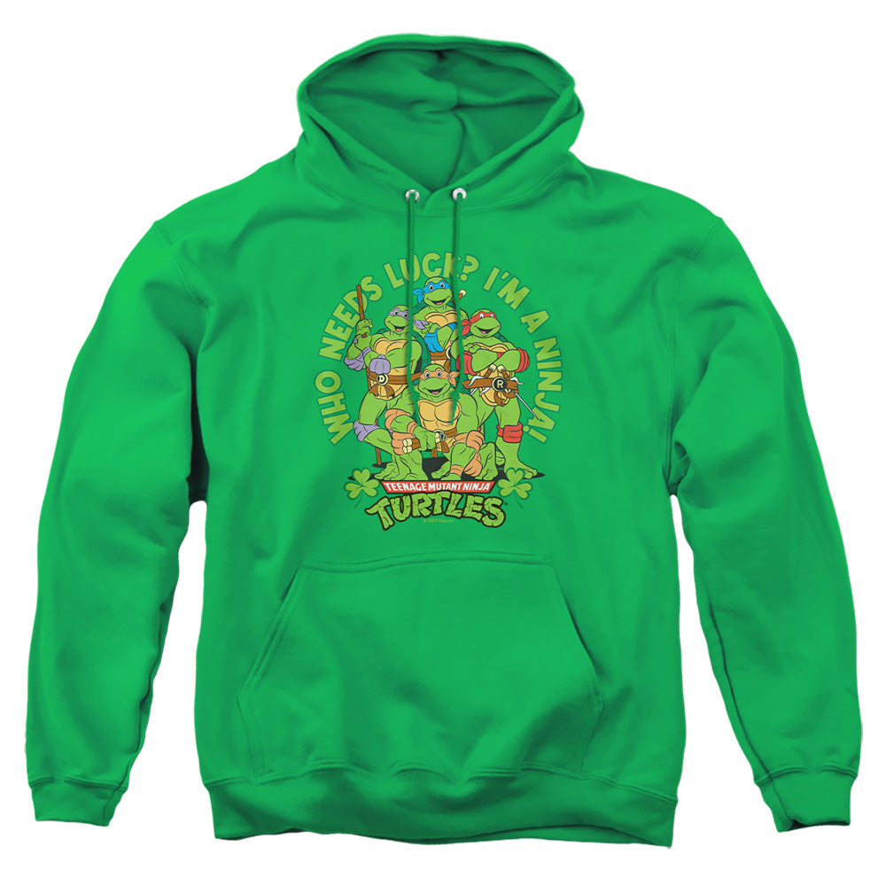 Teenage Mutant Ninja Turtles ST. Patrick's Day Who Needs Luck Pullover Hoodie