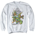 Teenage Mutant Ninja Turtles Shredder and Turtles Comic Crewneck Sweatshirt