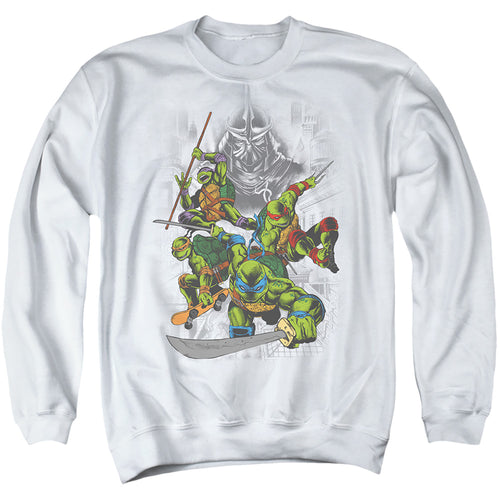 Teenage Mutant Ninja Turtles Shredder and Turtles Comic Crewneck Sweatshirt