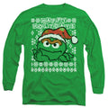 Sesame Street Oscar the Grouch Ugly Christmas Long Sleeve T-Shirt
