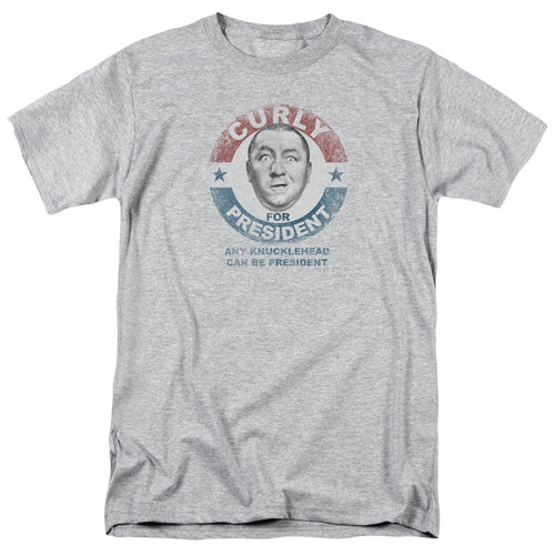 The Three Stooges Curly for President Any Knucklehead T-Shirt