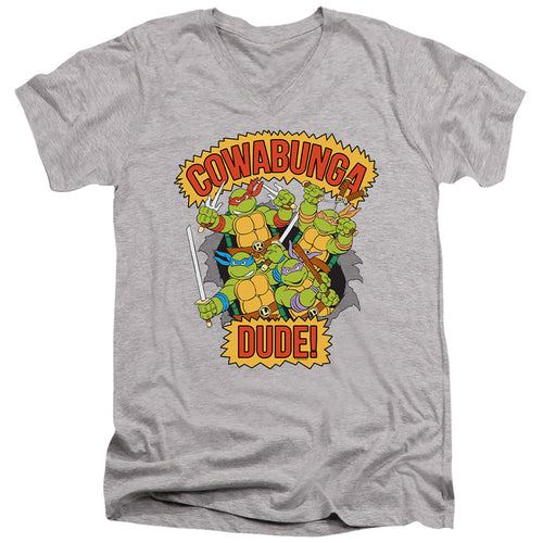 Teenage Mutant Ninja Turtles Cowabunga Dude V-Neck T-Shirt