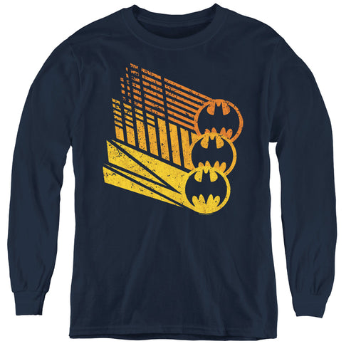 Batman Bat Signal Shapes Youth Long Sleeve T-Shirt