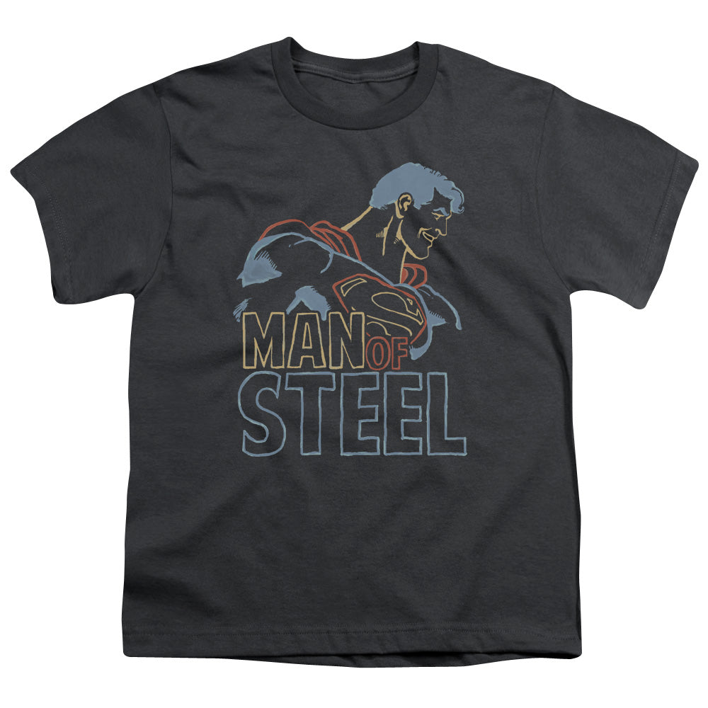 Superman Colored Lines Youth/Toddler T-Shirt