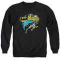 Batman Batgirl Halftone Crewneck Sweatshirt