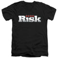 Risk Logo V-Neck T-Shirt