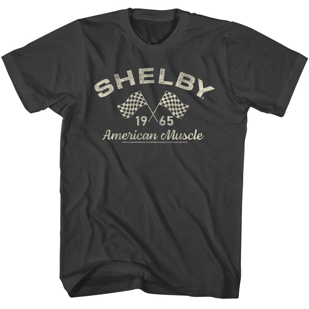 American Muscle Classic Carroll Shelby t-shirt in smoke gray