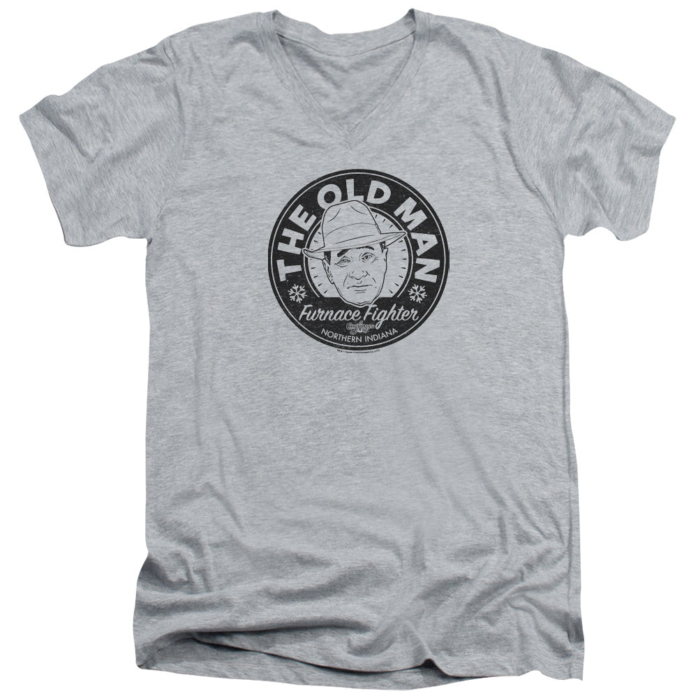 A Christmas Story The Old Man V-Neck T-Shirt