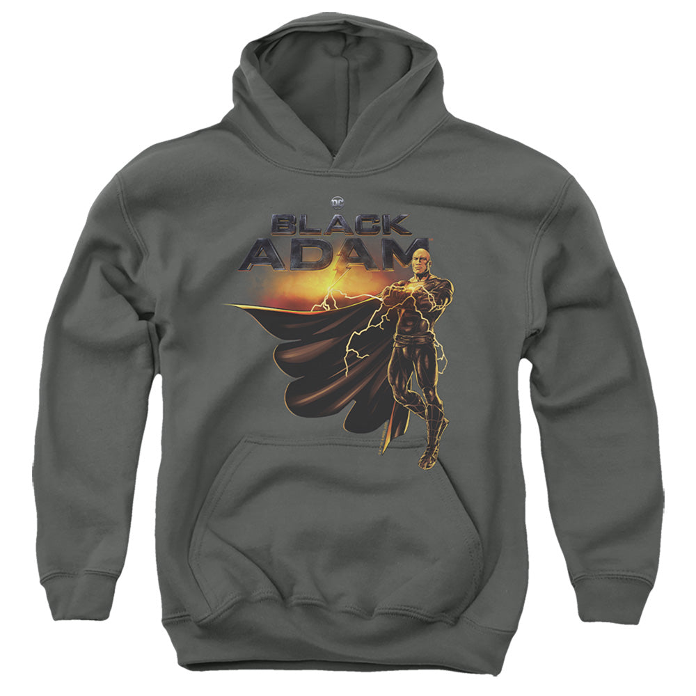 Black Adam Black Adam Logo With Character Youth Hoodie