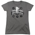 Mighty Morphin Power Rangers Power Coins Womens T-Shirt