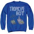 Spongebob Squarepants Tropic Like It's Hot Crewneck Sweatshirt