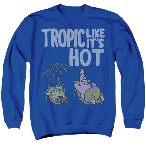 Spongebob Squarepants Tropic Like It's Hot Crewneck Sweatshirt