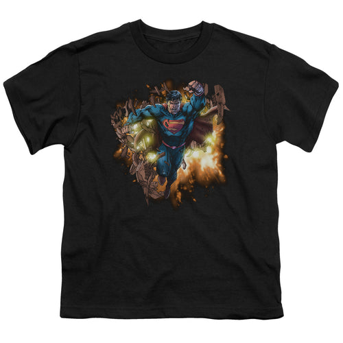 Superman Blasting Through Youth/Toddler T-Shirt