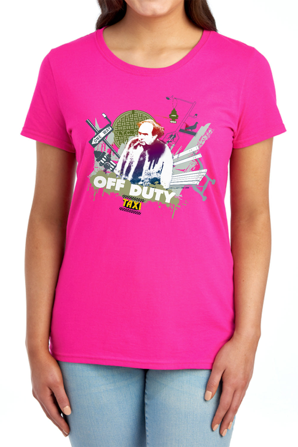 Taxi Off Duty Womens T-Shirt