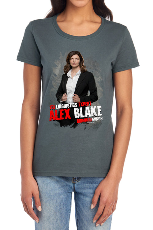 Criminal Minds Alex Blake Womens T-Shirt