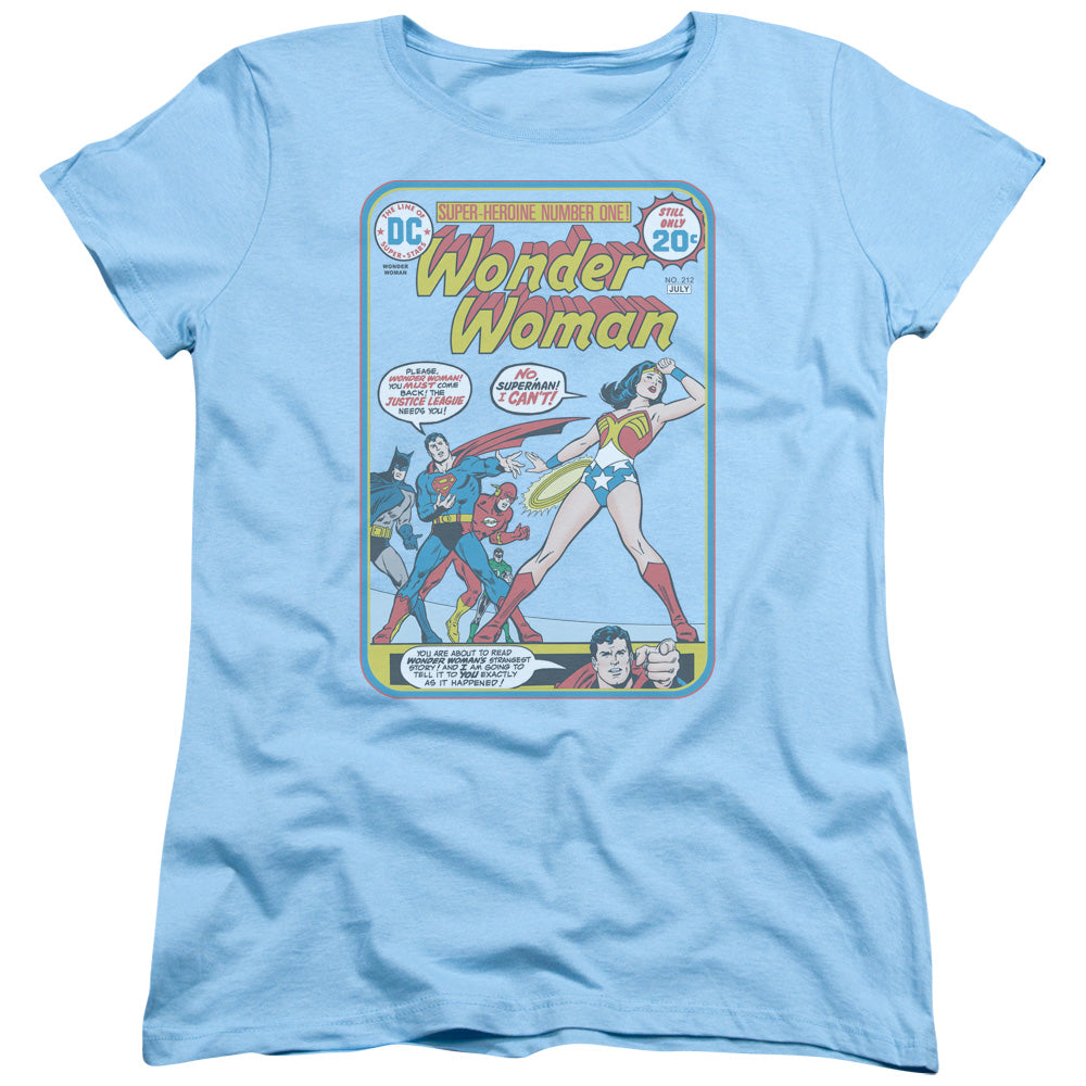 Justice League Ww #212 Cover Womens T-Shirt