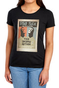 Star Trek The Enemy Within Black Womens T-Shirt