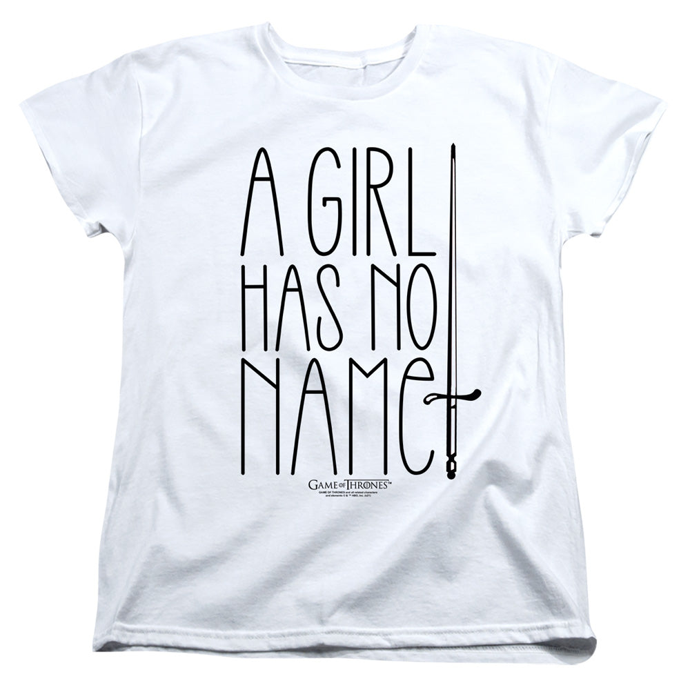 Game of Thrones No Name Womens T-Shirt