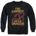Game of Thrones Dragons With Fire Crewneck Sweatshirt