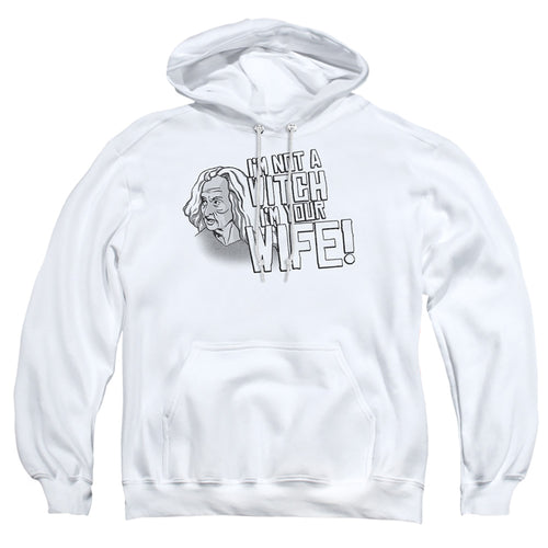 The Princess Bride Not a Witch White Pullover Hoodie