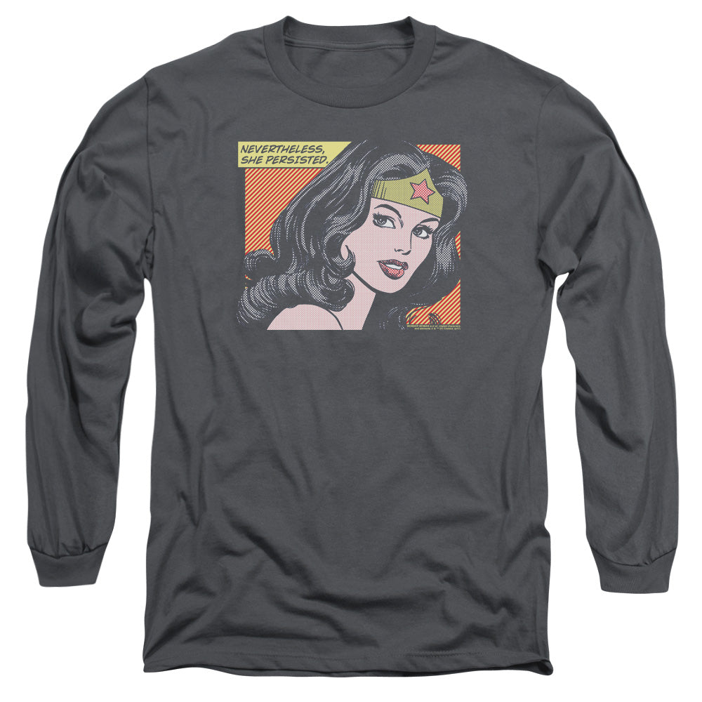 Wonder Woman She Persisted Long Sleeve T-Shirt
