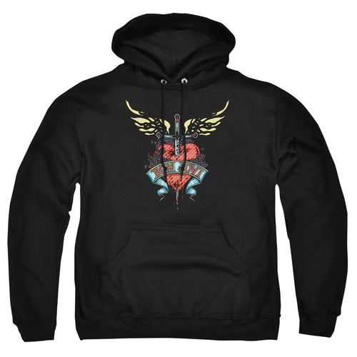 Bon Jovi Daggered Pullover Hoodie