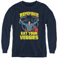 Superman Veggie Power Youth Long Sleeve T-Shirt