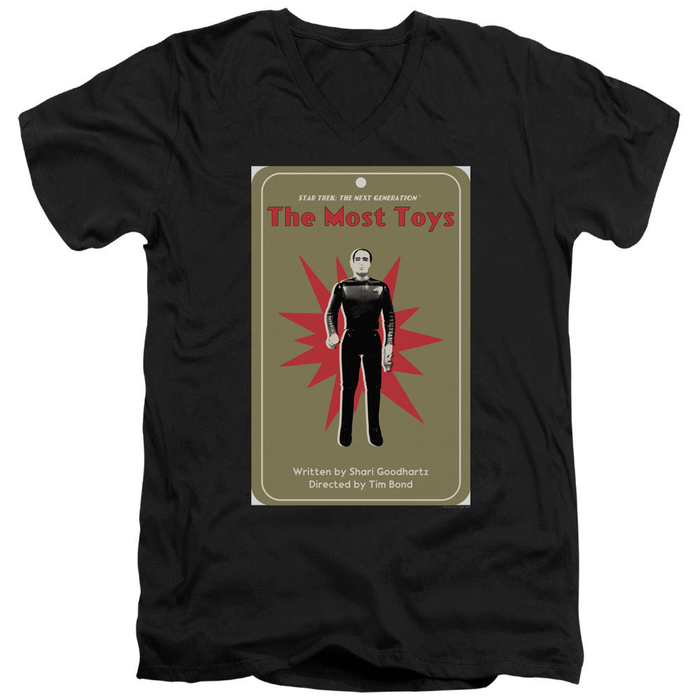 Star Trek The Most Toys Black V-Neck T-Shirt