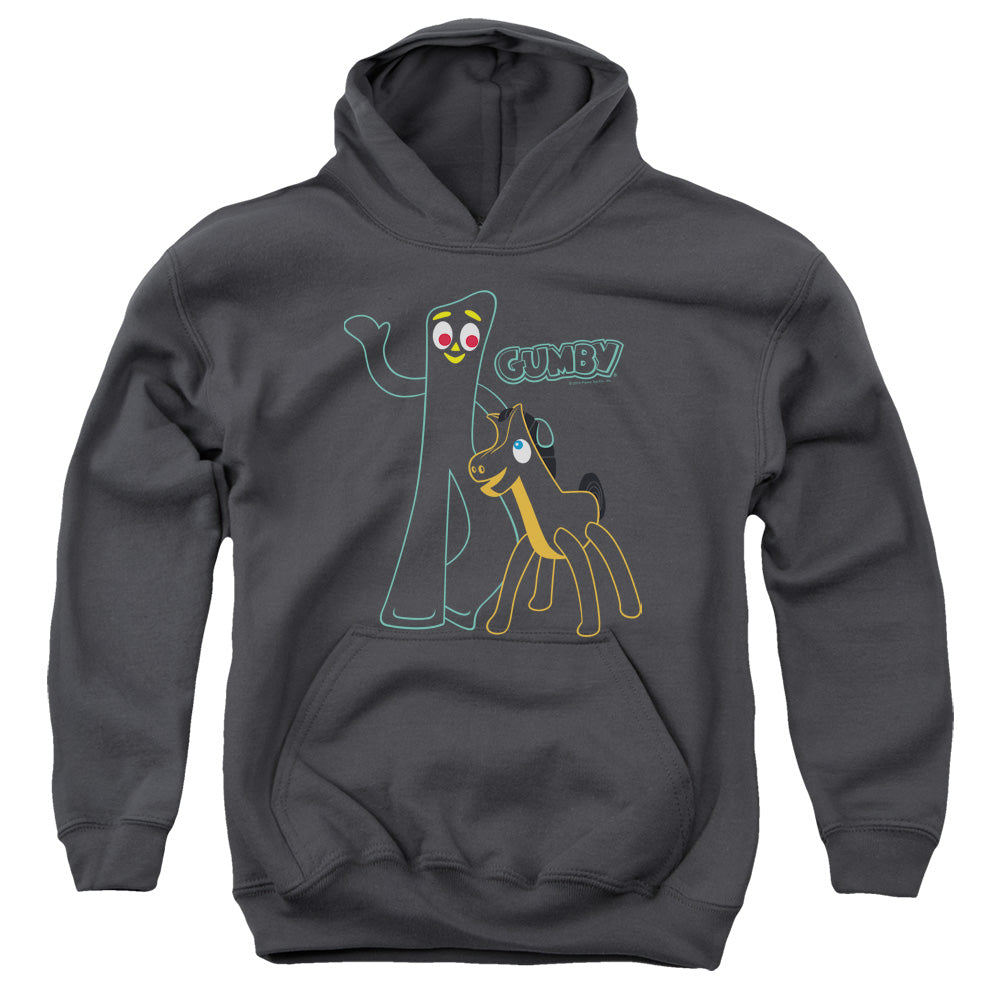 Gumby Outlines Youth Hoodie