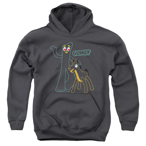 Gumby Outlines Youth Hoodie