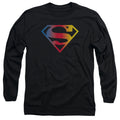 Gradient Superman Logo Long Sleeve T-Shirt