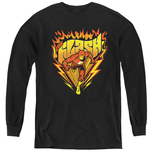 The Flash Blazing Speed Youth Long Sleeve T-Shirt