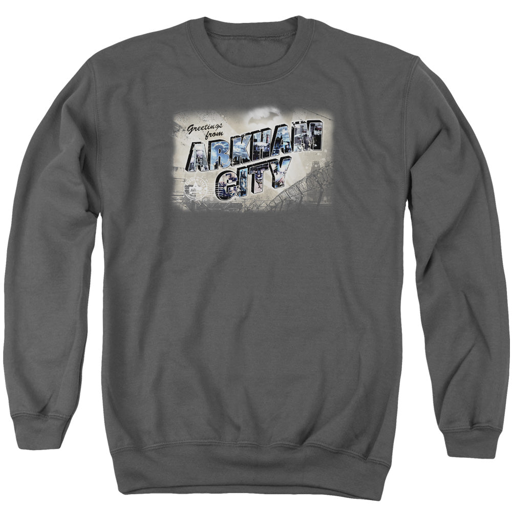 Batman Greetings From Arkham Crewneck Sweatshirt