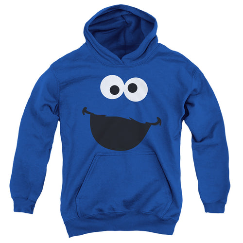 Sesame Street Cookie Monster Face Youth Hoodie