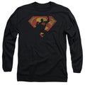 Superman S Shield Knockout Long Sleeve T-Shirt