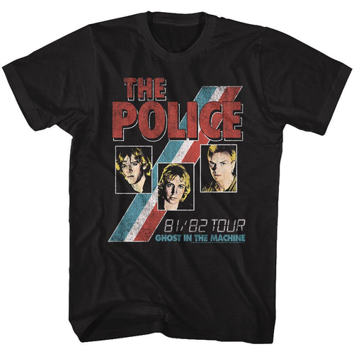 Ghost in the Machine The Police t-shirt in black