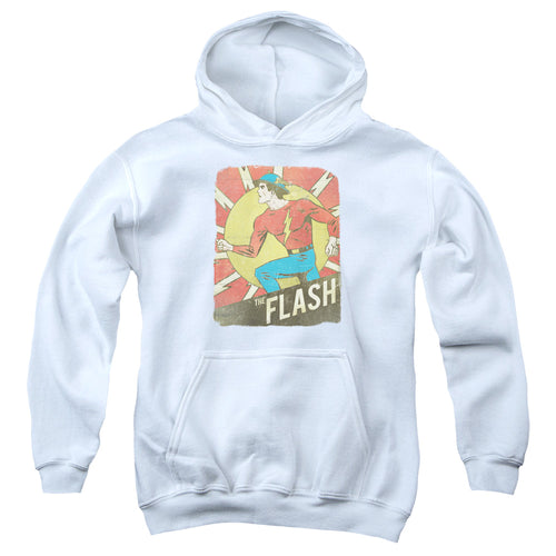 The Flash Tattered Poster Youth Hoodie