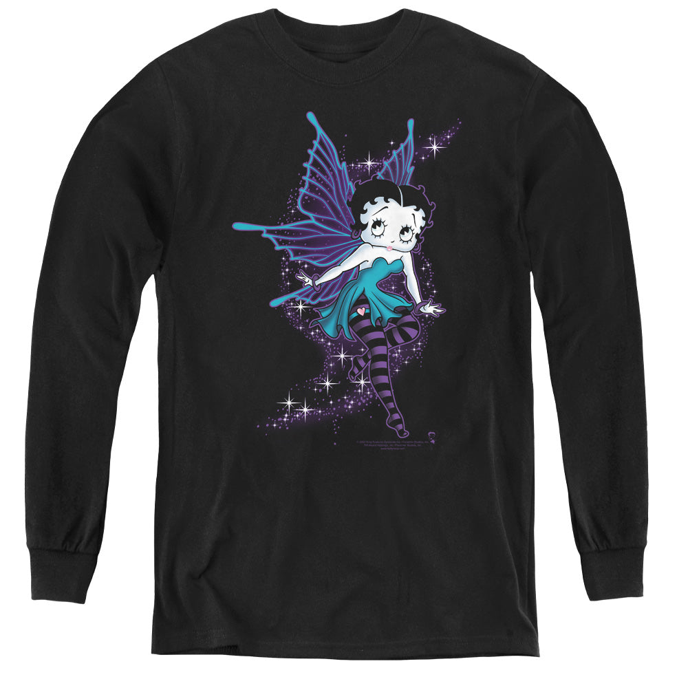 Betty Boop Sparkle Fairy Youth Long Sleeve T-Shirt