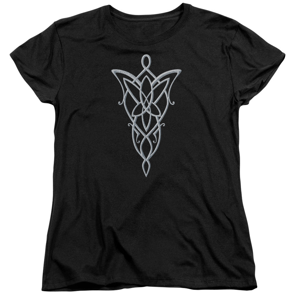 Lord of the Rings Arwen Necklace Womens T-Shirt