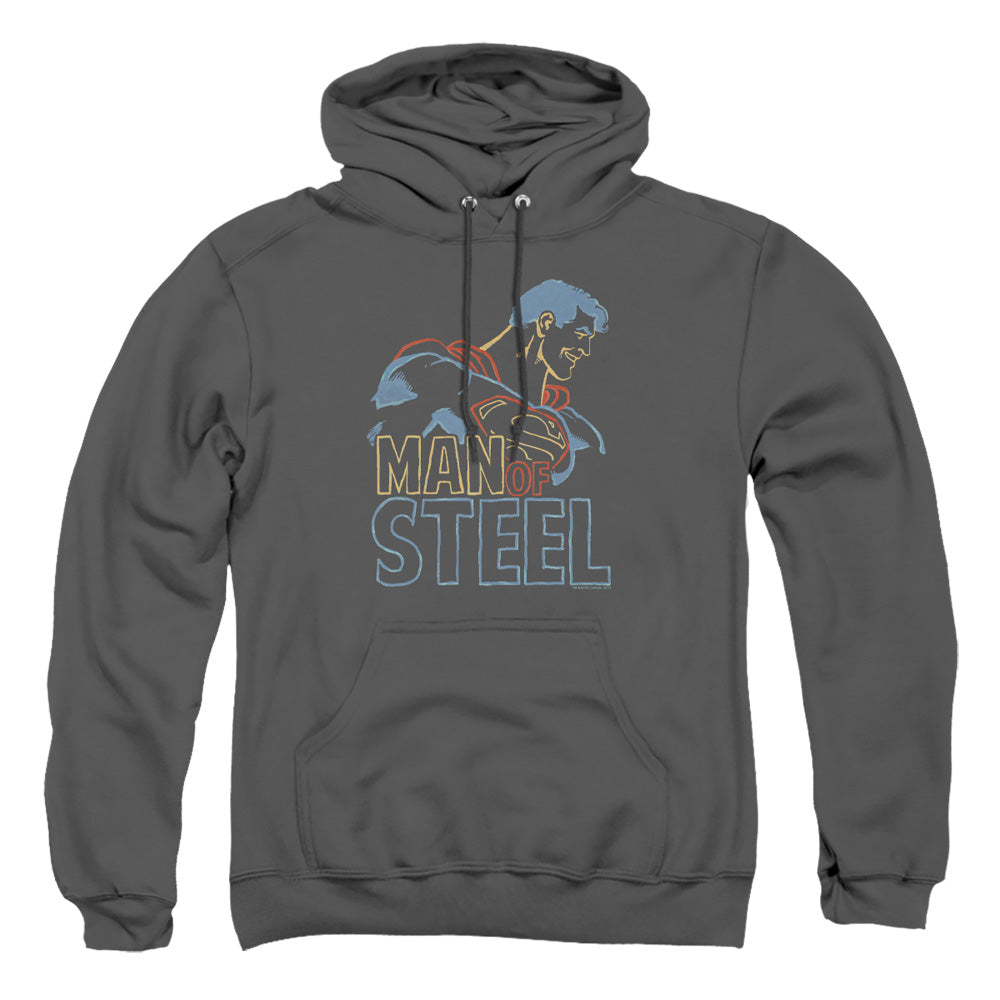 Superman Colored Lines Pullover Hoodie