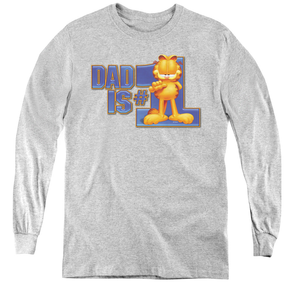 Garfield Dad Is Number One Youth Long Sleeve T-Shirt