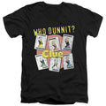 Clue Who Dunnit V-Neck T-Shirt